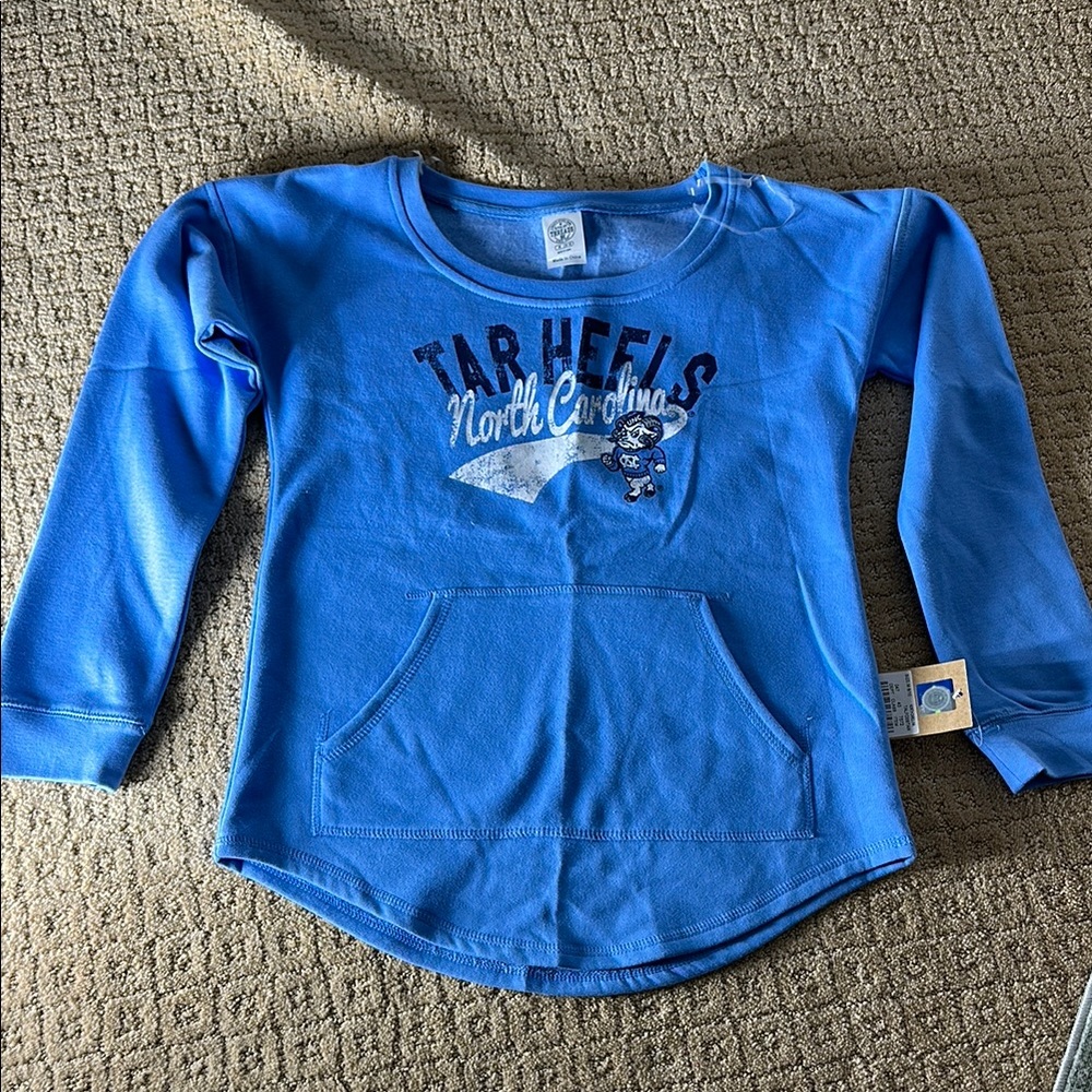 Blue Graphic Long Sleeve Shirt